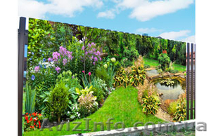 Сетка - фото для декора забора,  беседки,  альтанка,  стен дома,  фасада #1567061