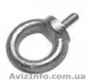 Рым-болт DIN 580 оцинкованный,  нержавеющий. #1569106