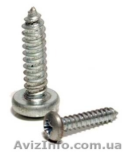 Саморез по металлу DIN 7981 с полукруглой головкой,  н/ж А2,  А4.  #1569101