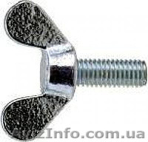 Винт DIN 316 барашковый с округлыми лепестками,  немецкая форма #1569622