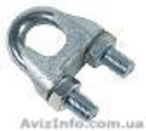 Зажим DIN 741 оц и н/ж А2,  А4. #1569112