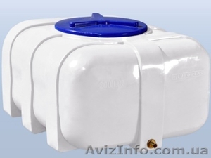 Емкость 200 литров овальная белая Киев #1570715
