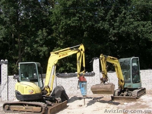 Услуги миниэкскаваторов Аренда миниэкскаваторов #1572341