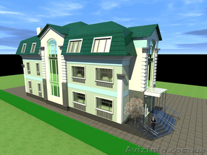 Продаётся дом 3-х эт. 600 кв.м. Без внутренних работ.Белая Церковь #1572488