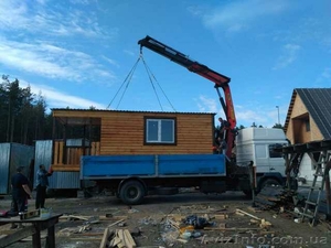 Аренда крана манипулятора на базе 10 тонного грузовика. Изготовление бытовок #1575508