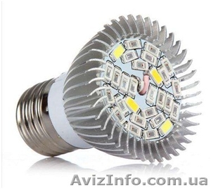Фитолампа светодиодная 25W (полный спектр) LED #1570603