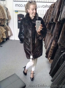 Шикарная норковая шуба кимоно #1573777