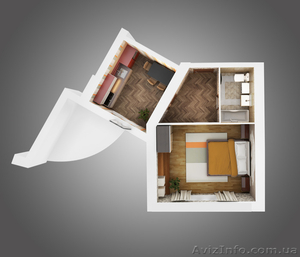 1-комн. квартира 46 кв. м. #1574418