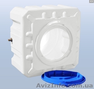 Емкость 100 литров квадратная белая  #1570708