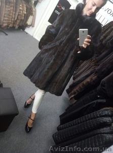 Норковая шуба клеш XXL #1573790