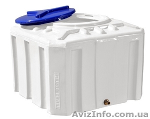 Емкость 200 литров квадратная белая Киев #1570714