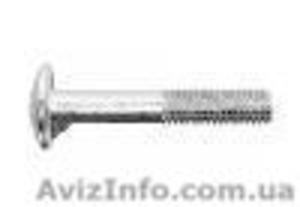 Болт DIN 607 мебельный с полукруглой головкой и усом. #1569960