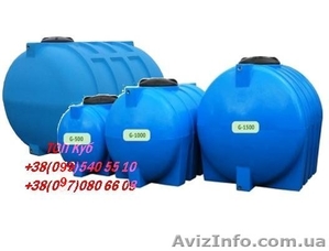 Горизонтальные резервуары для воды пластиковые #1570290