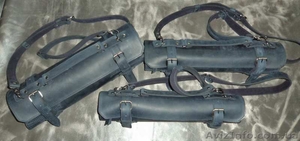 Чехлы и скрутки для ножей из кожи и замши #1577777