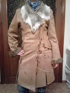 Елегантна дублянка з натурального хутра #1576149