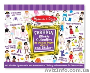 Наборы многоразовых наклеек Melissa&Doug РАСПРОДАЖА  #1578635