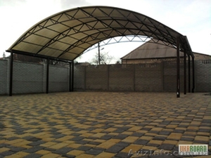 Беседка, Навес.Козырек ПоликарбонатПрофлист #1577277