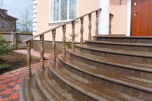 Лестницы из натурального камня: гранит,  мрамор,  травертин,  оникс #1577048