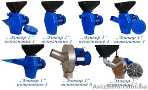 Надежные мощные зернодробилки - корморезки Эликор #1577998