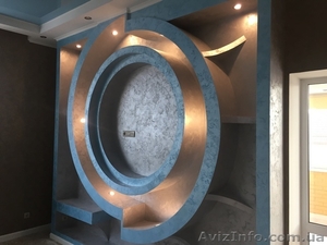 Нанесение декоративной штукатурки всех видов,  цена за м2 #1583594