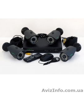 Комплект Видеонаблюдения GreenVision GV-K-M 6304DP-CM01 #1584196