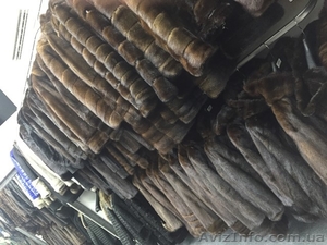 Жилетка из песца темно серая #1583222