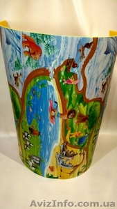 Детский игровой развивающий коврик для ползания детей Мадагаскар #1581617