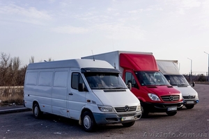 Грузоперевозки по Запорожью и Украине. Mercedes Sprinter 14 и 22 куб.м. Грузчики #1585825