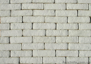 Купить белый декоративный кирпич для интерьера Карат #1582155