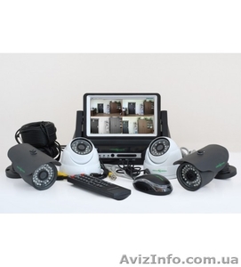 Комплект Видеонаблюдения GreenVision GV-K-M 7304DP-CM02 LСD #1584197
