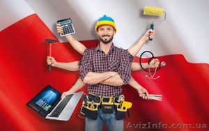 Для работы в Польше, Миксование товара и оклейка на складе Hellmans,  требуются лю #1581488