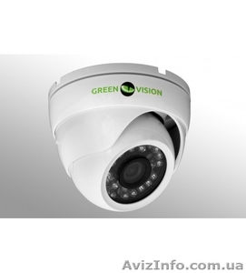 2 Mp Гібридна Купольна Камера GV-037-GHD-H-DIS20-20 1080р #1586810