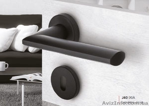 Итальянские ручки для межкомнатных дверей и окон Black&White Reguitti #1593945