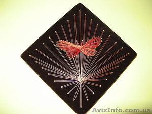 Никтографика ниточный дизайн искусство картины хобби народное творчест #1593412