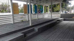 Деревянная веранда. Летняя площадка под кафе #1592135