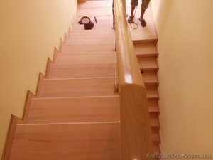 Ремонт реставрация деревянных лестниц  #1595830