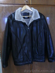 Куртка зимняя кож.зам с теплой меховой подкладкой. Одевалась пару раз. #1595301