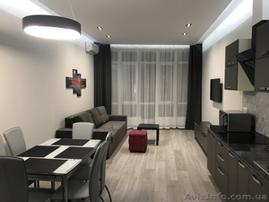 Новая стильная с местом в паркинге и панорамой моря В  ЖК «Аркадия Хиллс» #1594567