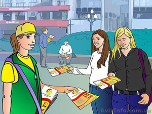 Раздача листовок,  флаеров,  расклейка объявлений #1594219