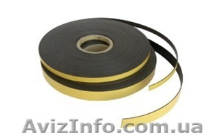 Магнитная виниловая лента с клеевой основой в рулонах 3 мм х13 мм х30 м,  1, 5 мм  #1599375