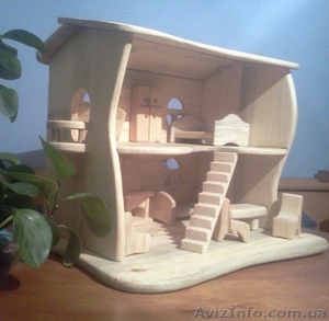 Кукольный домик из дерева. Ручная работа #1600066