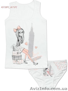 Детские комплекты майка и трусы оптом дитячі комплекти майка й труси #1599220