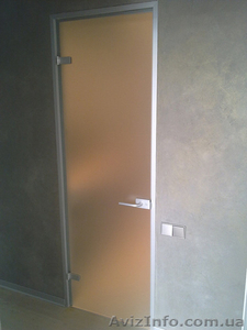 Межкомнатная стеклянная дверь #1597178