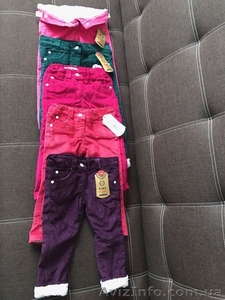 Продам брючки для девочек  теплые вельветовые на меху #1598104