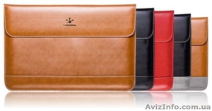 Чехол MacBook Pro Air. Кожаный кейс планшет,  премиум ноутбук,  чехол Макбук  #1597767