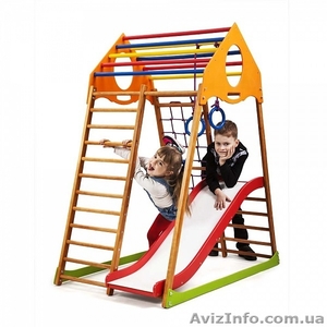 Детский спортивный комплекс для дома KindWood Plus 1 #1604342