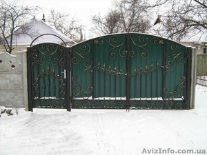 Козырьки для дома,  ворота,  металлоконструкции,  навесы #1603900