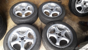 диски легкосплавные borbrt 4x100 r16 c летними шинами #1604560