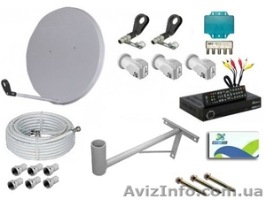 Купить ТВ спутниковое оборудование Киев установка антенн #1603217