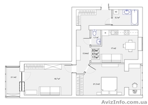 Продам свою 2 к.кв. кирпичный новый дом Алексеевка,  пр Победы #1607617